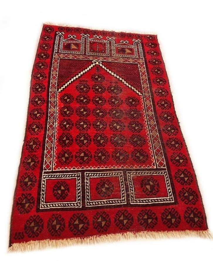 Handgeknoopt Perzisch tapijt loper / hal, Huis en Inrichting, Stoffering | Tapijten en Kleden, Gebruikt, 50 tot 100 cm, 200 cm of meer