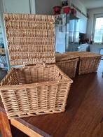 3 manden met deksel, Ophalen, Rond, Riet