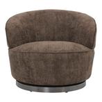 Ptmd Filou draai fauteuil bruin, Huis en Inrichting, Fauteuils, Ophalen, Nieuw, 75 tot 100 cm, 50 tot 75 cm