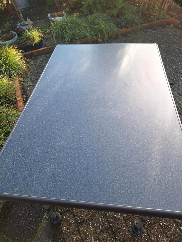 Campingtafel 120x80cm - Hittebestendig blad, Caravans en Kamperen, Kampeermeubelen, Gebruikt, Ophalen of Verzenden