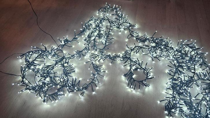 Kerstverlichting Cool White! 1152 LED! 6,9 meter!, Diversen, Kerst, Zo goed als nieuw, Ophalen of Verzenden