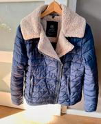 Korte Winterjas Dames - Stijlvol & Warm!, Kleding | Dames, Jassen | Zomer, Blauw, Maat 42/44 (L), Ophalen of Verzenden, Zo goed als nieuw