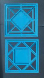 Borduurmal/embossingmal set van 2  Trapunto 1B 3A, Hobby en Vrije tijd, Ophalen of Verzenden, Gebruikt, Overige thema's, Pons of Mal