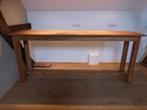 Teakhouten bartafel, Huis en Inrichting, Tafels | Statafels, Ophalen, Zo goed als nieuw