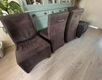 Gratis af te halen: 4 nette eetkamerstoelen., Huis en Inrichting, Stoelen, Ophalen, Bruin, Zo goed als nieuw, Vier
