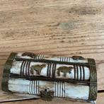 Antiek sieradendoosje met kameel decoratie, Antiek en Kunst, Ophalen of Verzenden