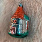 Kerstbal mooie echte antieke huisje kerstbal, Diversen, Kerst, Ophalen of Verzenden