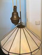 Vintage Hanglamp met Katrol Systeem, Huis en Inrichting, Lampen | Hanglampen, Ophalen, Gebruikt, Glas, 75 cm of meer