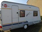 Te koop leuke complete Burstner caravan, Ringverwarming, Treinzit, 750 - 1000 kg, Particulier