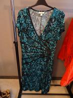 Lange zwart/turquoise jurk, Dressbarn, maat 46, Dressbarn, Zwart, Maat 46/48 (XL) of groter, Ophalen of Verzenden