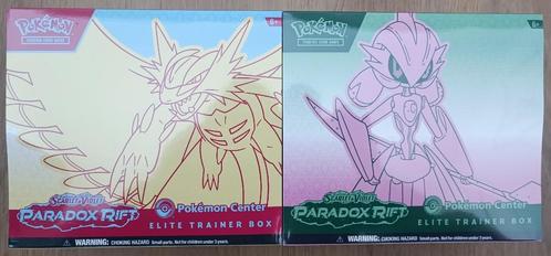 Pokemon Center Paradox Rift Elite Trainer Box - SET VAN 2!, Verzamelen, Overige Verzamelen, Nieuw, Ophalen of Verzenden