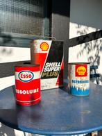 SHELL ESSO SHELL (3 blikken), Verzamelen, Ophalen of Verzenden, Gebruikt, Overige, Overige merken