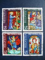 Postzegels Zwitserland 1969 Pro Patria - kunst., Postzegels en Munten, Ophalen of Verzenden, Gestempeld