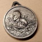 nr 33 vintage metalen redding-zwemmer, Ophalen of Verzenden, Overige materialen