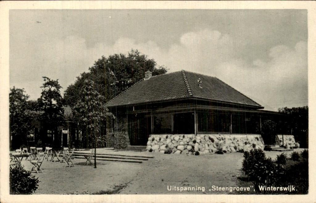 Winterswijk - Uitspanning - Steengroeve, Verzamelen, Ansichtkaarten | Nederland, Gelopen, Gelderland, Voor 1920, Ophalen of Verzenden