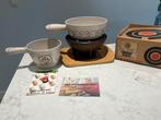 Le Creuset Fondue set Tulip, met zeer schaarse brander, Brander, Fondueset, Ophalen of Verzenden, Zo goed als nieuw