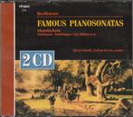 Dubbel- cd : Famous Pianosonatas - Beethoven {2030}, Ophalen of Verzenden, Classicisme, Gebruikt