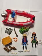 Playmobil Rubberboot met stropers – 5559, Ophalen of Verzenden, Zo goed als nieuw, Complete set