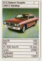 C124 autokaartje datsun 240 c hardtop, Ophalen of Verzenden, Zo goed als nieuw, Auto's