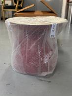 Rood/gouden bijzettafel nieuw, Huis en Inrichting, Tafels | Salontafels, Ophalen, 100 tot 150 cm, Rond, Nieuw