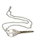 Antieke zilveren schaar aan jasseron, streekdracht. 1809, Antiek en Kunst, Verzenden, Zilver