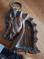 Houten paardenkop., Ophalen of Verzenden