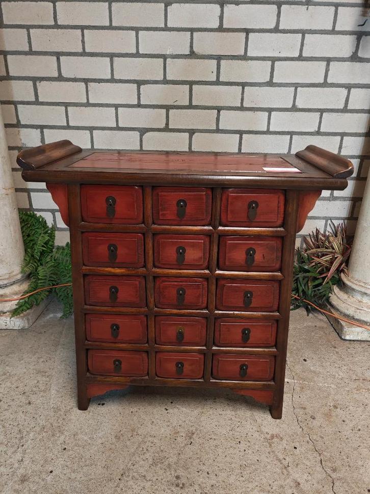 === Chinees Ladekastje ===, Huis en Inrichting, Kasten | Ladekasten, Minder dan 100 cm, 50 tot 100 cm, 25 tot 50 cm, 5 laden of meer