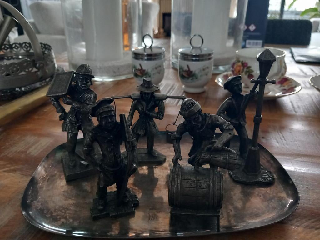 Tinnen figuren, Antiek en Kunst, Antiek | Tin, Ophalen of Verzenden