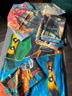 3 dekbed overtrekset lego ninjago city 1 persoons 140/200, Ophalen, Zo goed als nieuw, Jongetje of Meisje, Dekbedovertrek