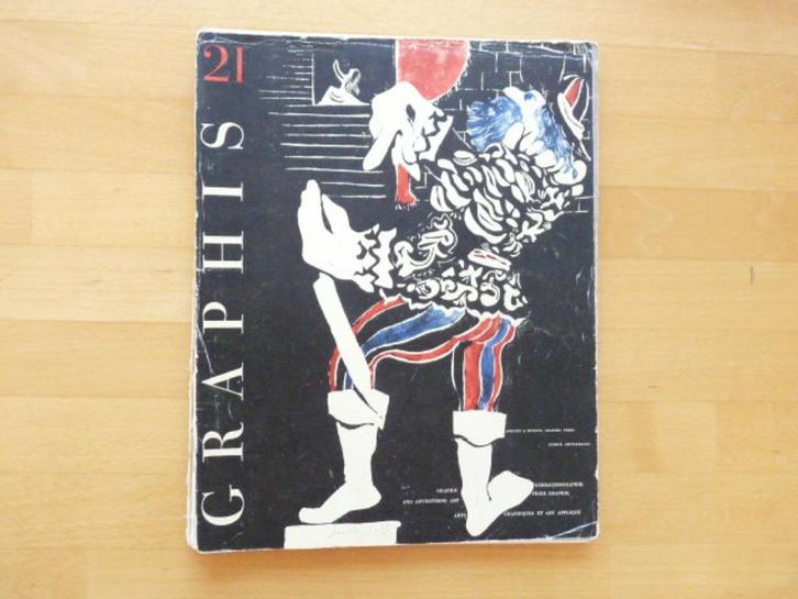 Graphis no 21, 1948. Jaargang 4, Boeken, Kunst en Cultuur | Beeldend, Gelezen, Grafische vormgeving, Ophalen of Verzenden
