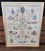 Merklap Ingelist Borduurwerk Nederland 45x70 cm, Ophalen of Verzenden, Gebruikt, Overige typen