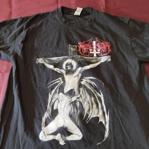 metal shirt: Marduk- Christraping....*ORGINEEL*....w17, Kleding | Heren, T-shirts, Zo goed als nieuw, Maat 56/58 (XL), Zwart, Verzenden