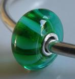Trollbeads GROENE STREEP, Sieraden, Tassen en Uiterlijk, Bedels, -, -, Zo goed als nieuw, Trollbeads
