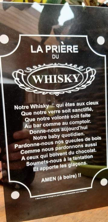 Spiegelkader La Prière du whisky beschikbaar voor biedingen