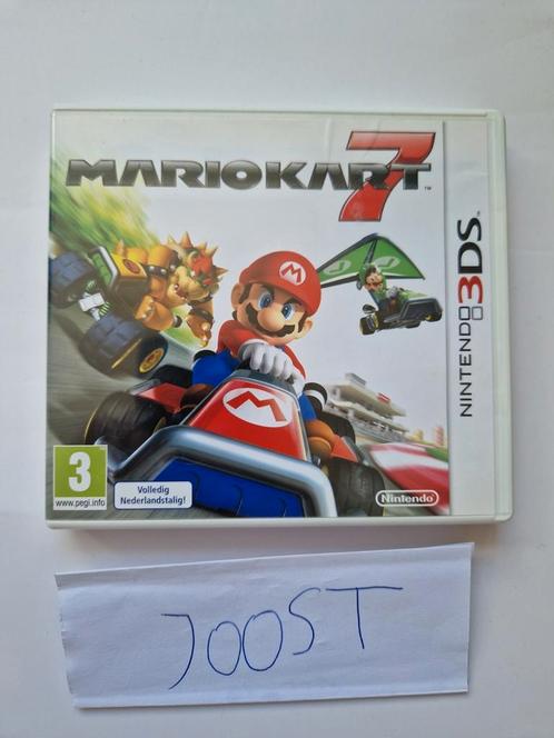 Mario kart 7 Nintendo 3ds compleet, Spelcomputers en Games, Games | Nintendo 2DS en 3DS, Zo goed als nieuw, Racen en Vliegen, 1 speler