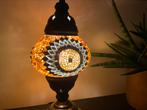 Arabische lamp mozaïek tafellamp Oosterse/Turkse stijl, Minder dan 50 cm, Nieuw, Ophalen of Verzenden, Metaal