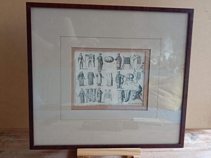 Gravure - Kleding Joodse hoge priester (ca.1700), Antiek en Kunst, Kunst | Etsen en Gravures, Ophalen of Verzenden