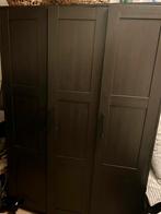 Zwarte kledingkast, Huis en Inrichting, Ophalen, Gebruikt