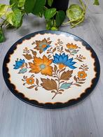 flora gouda plateel wandbord, Ophalen of Verzenden