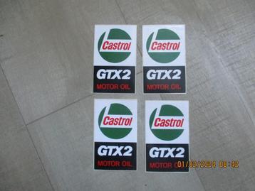 Stickers -- Castrol - Shell - Fiat en Autodealer sticker !! beschikbaar voor biedingen