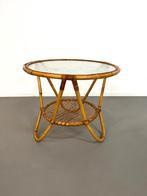 retro vintage rotan salontafel van Rohé Noordwolde jaren 60, Verzamelen, Ophalen, Huis en Inrichting