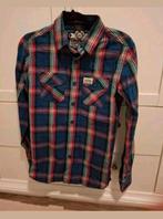 Superdry overhemd maat S, Blauw, Halswijdte 38 (S) of kleiner, Ophalen of Verzenden, Zo goed als nieuw