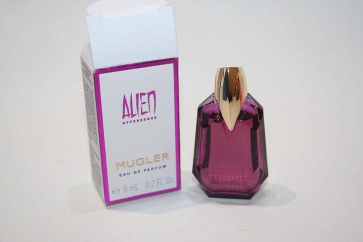 Mugler Alien Hypersense  6 ml EdP nieuw, OVP, ongeopend, Verzamelen, Parfumverzamelingen, Nieuw, Miniatuur, Gevuld, Verzenden