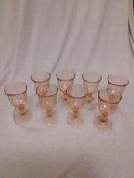 8 wijnglazen luminarc pink swirl, Verzamelen, Glas en Borrelglaasjes, Ophalen of Verzenden, Zo goed als nieuw, Overige typen