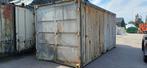 Opslag container 20ft. Verdeeld in 2 compartimenten, Ophalen