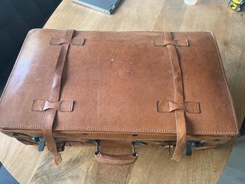 Prachtige Vintage Leren Koffer | Jaren '50/'60 | Decoratief beschikbaar voor biedingen