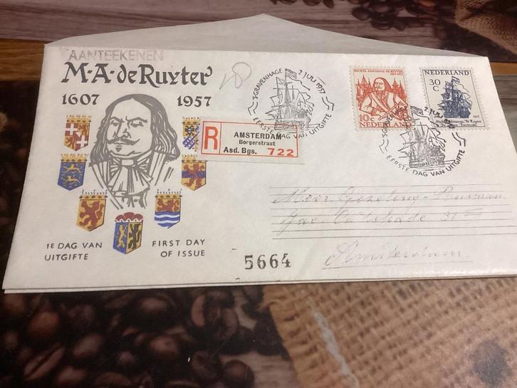 No6082 E30 aangetekend Amsterdam Heb ook van Nederland, Postzegels en Munten, Postzegels | Eerstedagenveloppen, Beschreven, Nederland