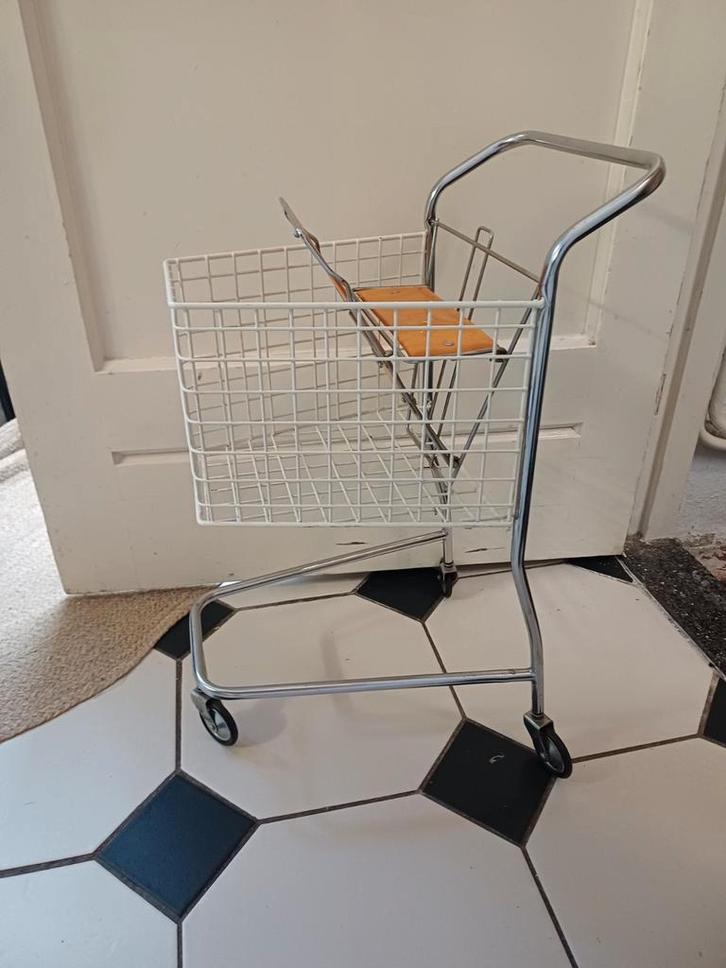 Vintage Speelgoed Winkelkarretje, Kinderen en Baby's, Speelgoed | Overig, Gebruikt, Jongen of Meisje, Ophalen of Verzenden