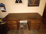 Bureau massief eiken., Ophalen of Verzenden, Gebruikt, Bureau