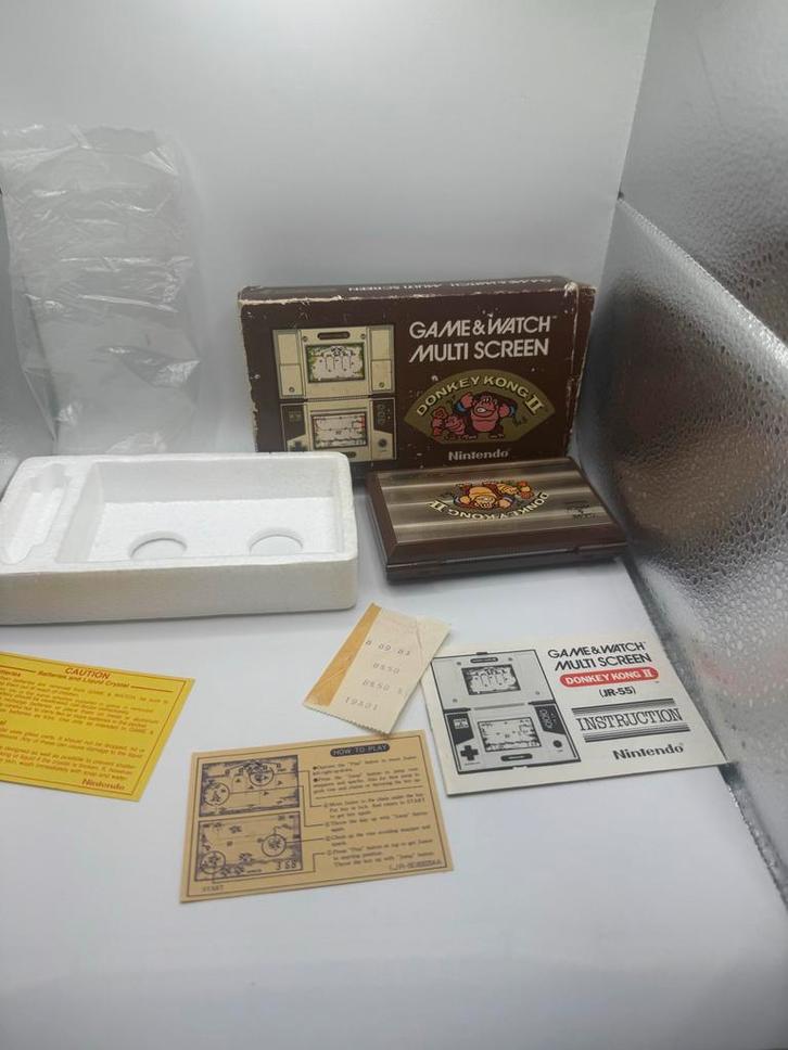 Nintendo Game & Watch Donkey Kong II niet werkend, Spelcomputers en Games, Spelcomputers | Nintendo Game Boy, Gebruikt, Overige modellen